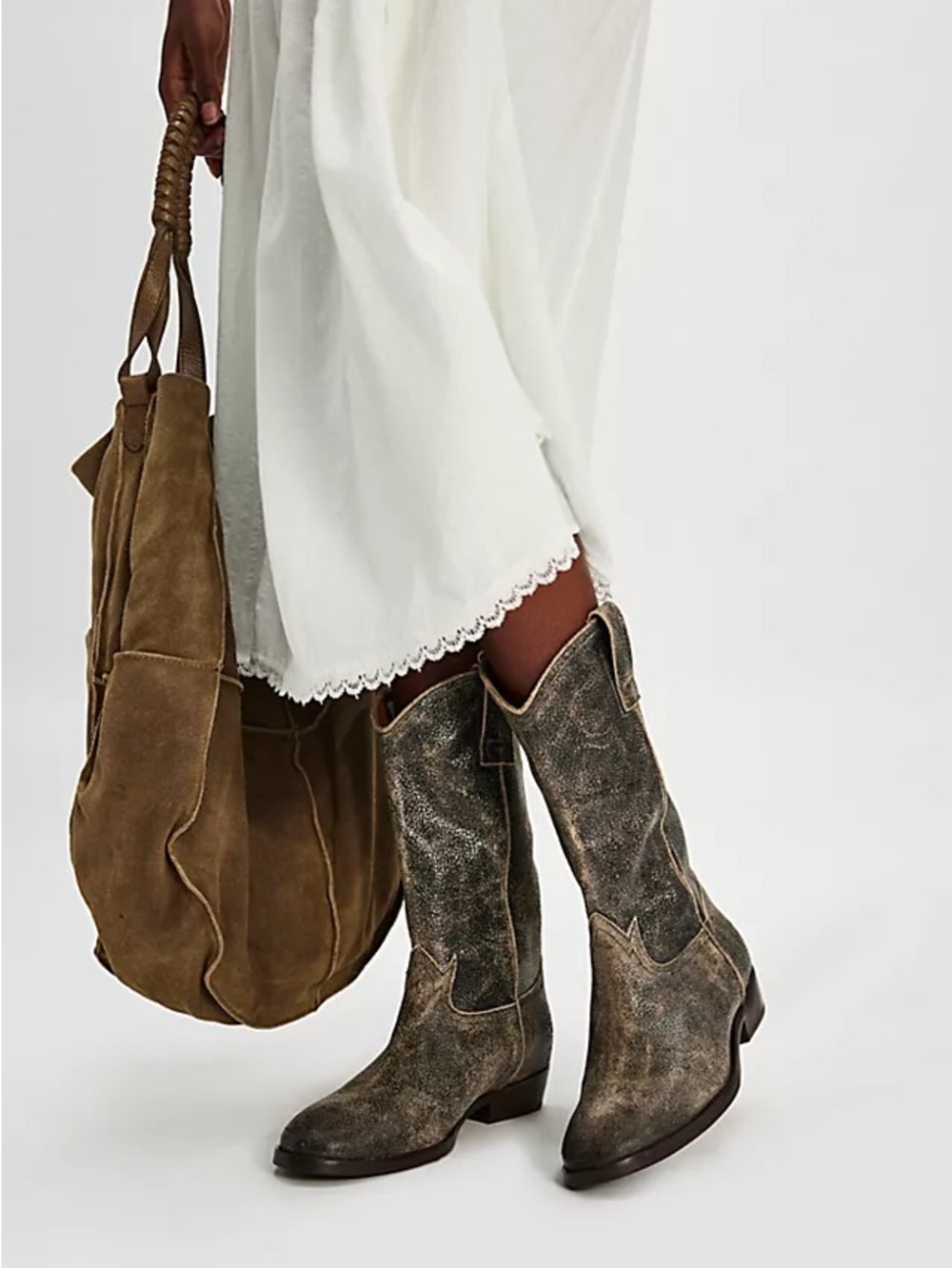Free People Pepper Pull-On Boots Desert Sz 37